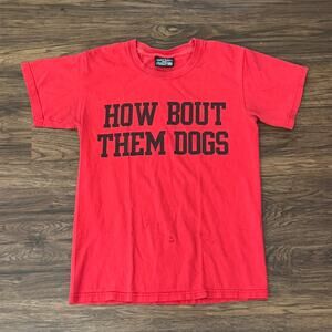 Steve & Barry’s “How Bout Them Dogs” Tee Red Size S – Georgia Bulldogs